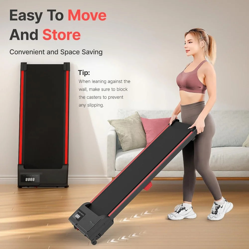 2-in-1 Portable Walking Pad Treadmill  for Home & Office